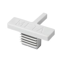 Cover caps for META CLIP plug-in rack