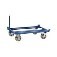pallet truck as tugger train for crates and flat pallets 1000 kg