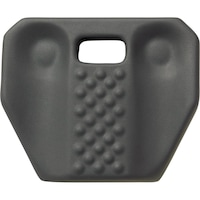polyurethane knee pads, upper section ergonomically shaped, anthracite colour