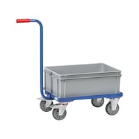 Hand trolley made of powder-coated steel
