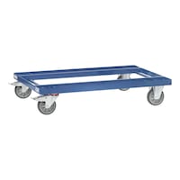 Pallet trolley made of powder-coated steel