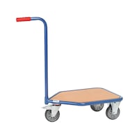 Steel hand trolley with 3 wheels