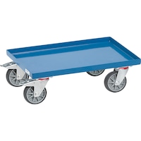 Euro crate dolly 13585, load cap. 250 kg, load area 605 mm x 405 mm