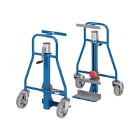 Furniture lifting roller 6980, load 600 kg, L 600 mm, W 390 mm, H 800 mm