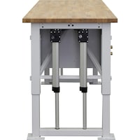 heavy-duty table, height-adjustable, max. dynamic load 2,000 kg