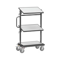 FETRA ESD serving trolley 92911, with shelves, 200 kg, load area 605x405 mm