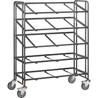 FETRA ESD Euro crate trolley 9383, open frame, 300 kg, load area 1,240x610 mm