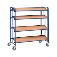 Assembly trolley 2891, load cap. 300 kg, load area 1,280 mm x 2 x 315 mm