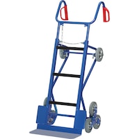 Appliance trolley with spoked wheel and support wheels