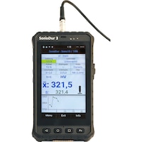 SonoDur 3 UCI hardness tester, 5 inch touchscreen display, sensor not supplied