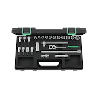Socket wrench set, 24 pieces