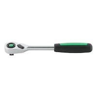STAHLWILLE QuickRelease 1/2 inch fine-tooth ratchet DIN 3122, 265.5 mm