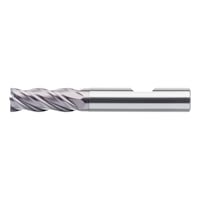 Solid carbide HPC end mill, long