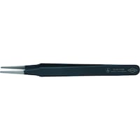 KNIPEX tweezers, straight, round tips, ESD, 120 mm