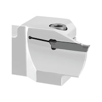 Recessing system clamp holder, axial left