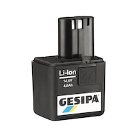 GESIPA spare rechargeable battery 14.4 V Li-ion 4.0 Ah, suitable for PowerBird