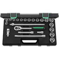 Socket wrench set INCH, 23&nbsp;pieces