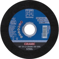 SGP CERAMIC STEEL cutting discs for steel