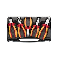 ATORN VDE pliers set, 5 pcs, two-component handle, in case