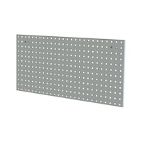 Perforated sheet metal plates made of sheet steel