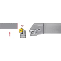 PCKN clamp holder, negative, left