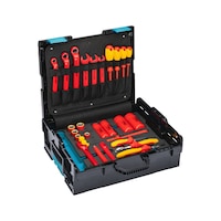 High-voltage tool and socket set, 27 pieces