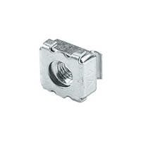 CLIP-O-FLEX® cage nut suitable for perforated sheet metal plate