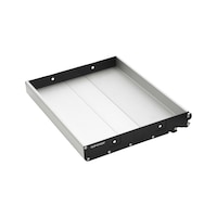 Tray 2.0 with clip-on profile