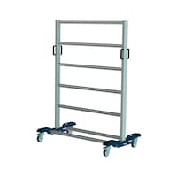 CLIP-O-FLEX (R) system trolley, can be equipped on both sides
