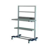 CLIP-O-FLEX (R) media trolley, suitable for universal use