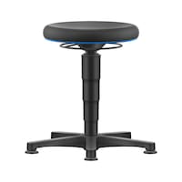 Allround stool with glide runners, integral foam