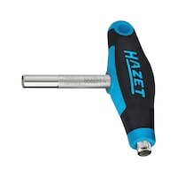 HAZET 1/4 inch double bit holder with T-handle