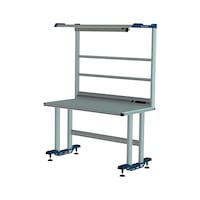 CLIP-O-FLEX standing system workstation with lighting