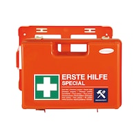 GRAMM Medical first aid kit with workshop-specific contents, DIN 13157