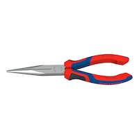 Mechanic's pliers, straight, with 2-component grip covers