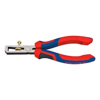 KNIPEX wire stripping pliers 160 mm polished head w two-c handle, open. spring