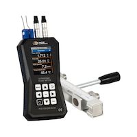 PCE ultrasonic flow meter PCE-TDS 200+ SR with sensors + heat sensor