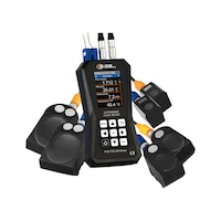 PCE ultrasonic flow meter PCE-TDS 200+ SML with sensors + heat sensor