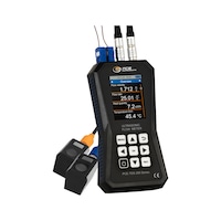 PCE ultrasonic flow meter PCE-TDS 200+ S with sensors + heat sensor