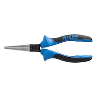 ATORN long-nose round pliers 160 mm, chrome-plated, 2-component grip