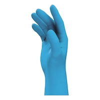 blue nitrile rubber disposable gloves