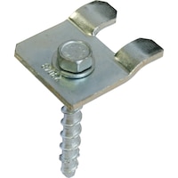 Foot clamp and screw anchor