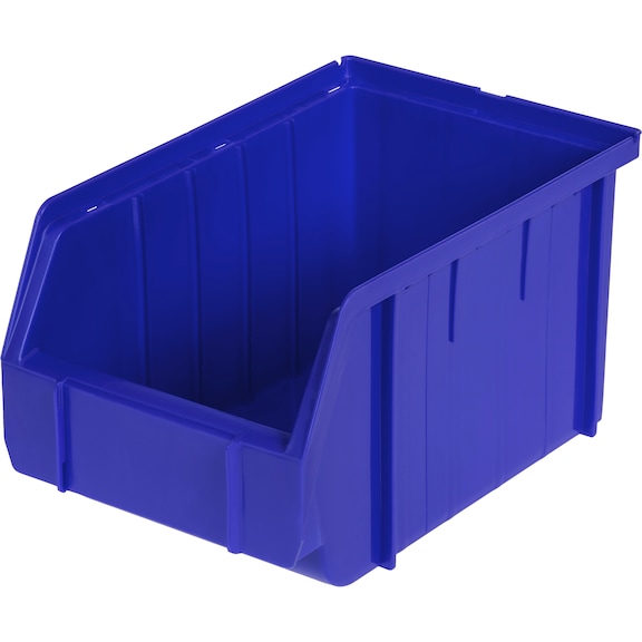 Polypropylenová skladovací krabice, velikost&nbsp;3, 230/202x151x130&nbsp;mm, modrá - Průhledná skladovací krabice