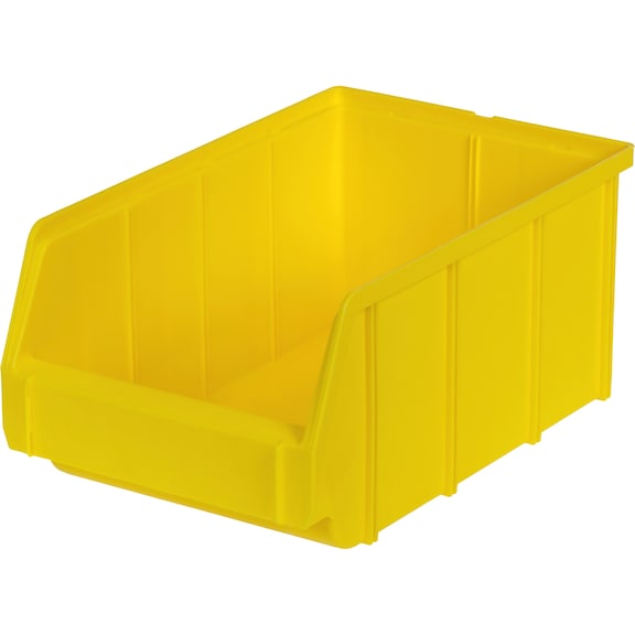 Polypropylenová skladovací krabice, velikost&nbsp;2, , 335/303x209x152&nbsp;mm, žlutá - Průhledná skladovací krabice