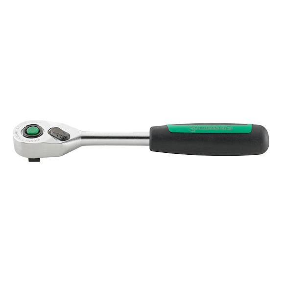 Reversible ratchet with reversing lever and fine toothing, 192&nbsp;mm