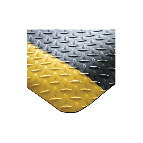 抗疲劳垫，网纹板设计，双层优质垫，宽 1200 毫米 - 由 PVC 制成的工作区垫，可以按需定制