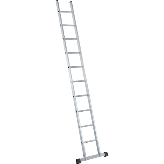 Aluminium rung ladder, with stabiliser
