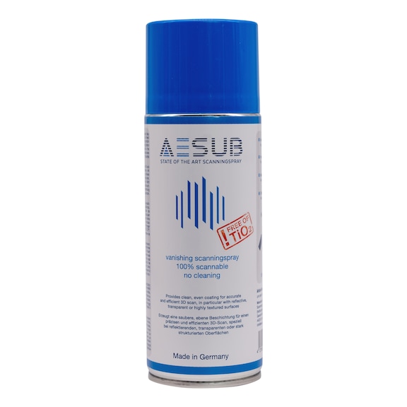 3D scanning matting spray AESUB blue
