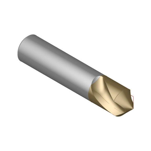 ORION Vollhartmetall-Fasenfräser 90 Grad Durchmesser =16,0 mm Schaft DIN 6535 HA - VHM-Fasenfräser