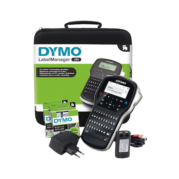 Etiqueteuse DYMO Label Manager 280, kit dans un coffret - Etiqueteuse LM 280 SET
